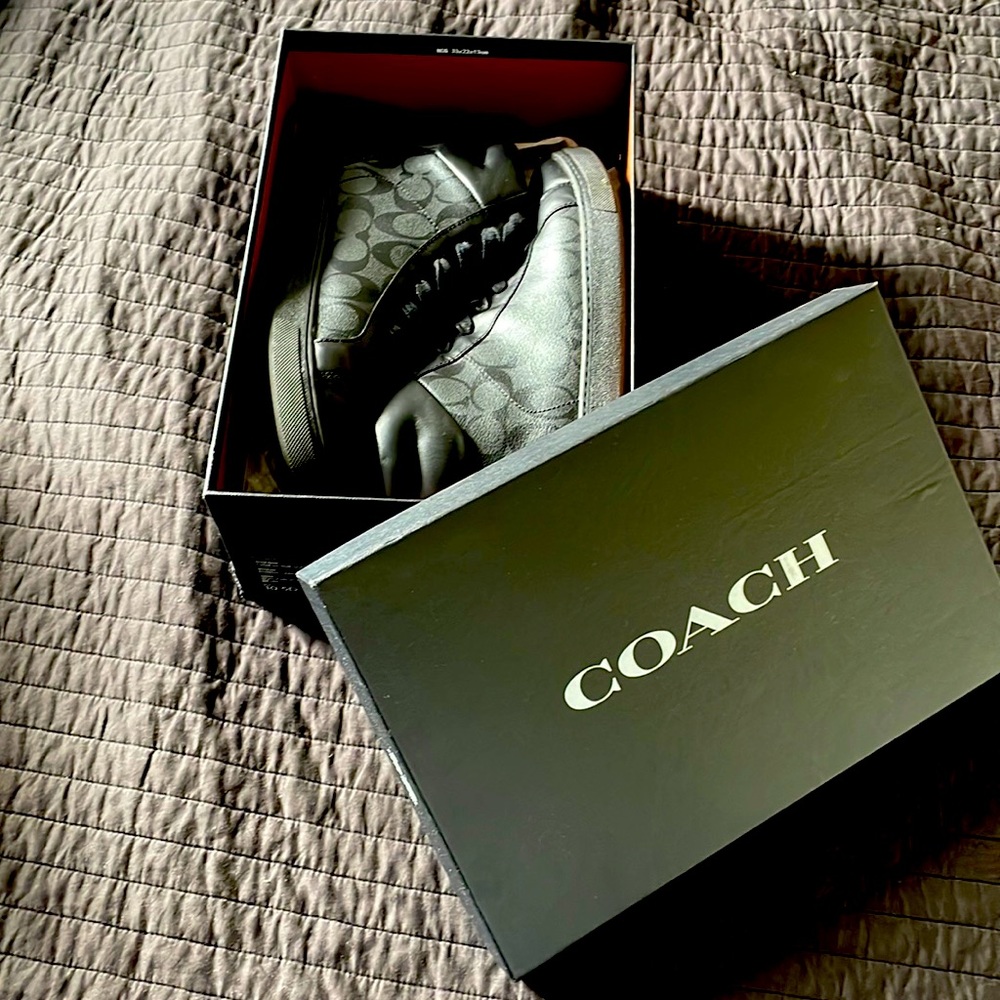 Coach C204 Hi Top logo SNK SIZE 10.5 Men